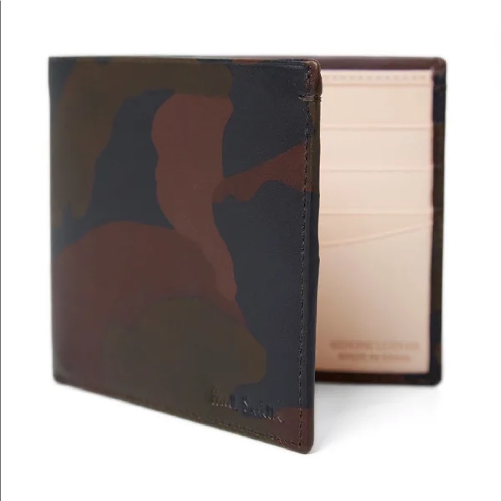 PAUL SMITH CAMO BILLFOLD WALLET